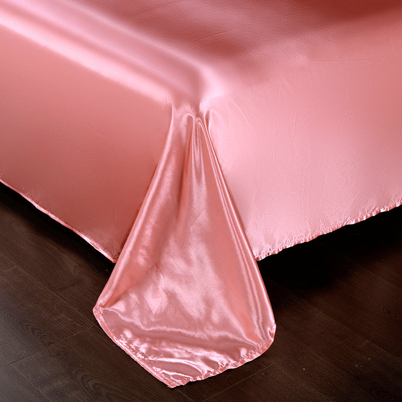 Ensemble en soie 4 pièces 22 Momme | Tons rosés