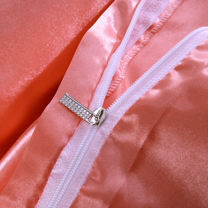 Ensemble en soie 4 pièces 22 Momme | Tons rosés