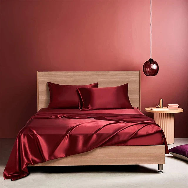 ENSEMBLE DE DRAPS EN SOIE