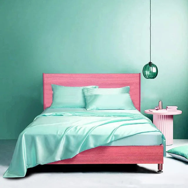 ENSEMBLE DE DRAPS EN SOIE