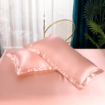 Ensemble en soie 4 pièces 22 Momme | Tons rosés