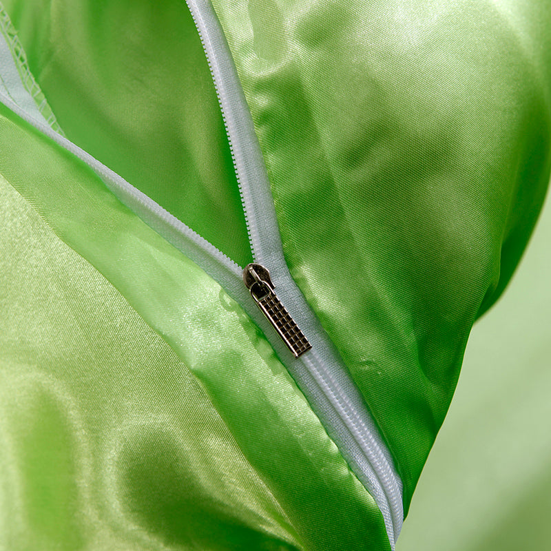 Ensemble en soie 4 pièces 22 Momme | Tons verts